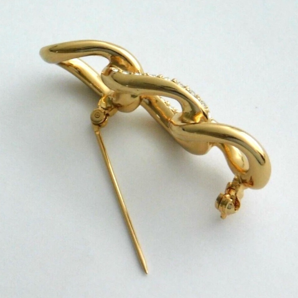 Vintage Christian Dior Swarovski Crystal Brooch - Picture 4 of 9